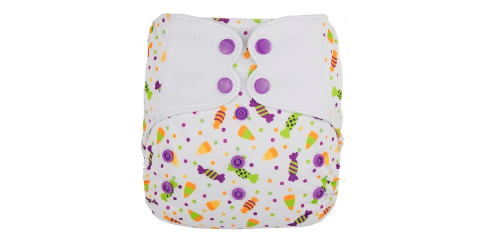 Elf diaper- Couvre-couche (TE2)- Candy party-snap